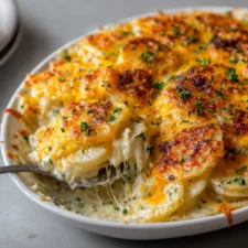 Cheesy Garlic Scalloped Potatoes: A Comforting Delight!
