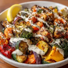 Roasted Veggie Bowl with Tahini Sauce: A Healthy Delight!