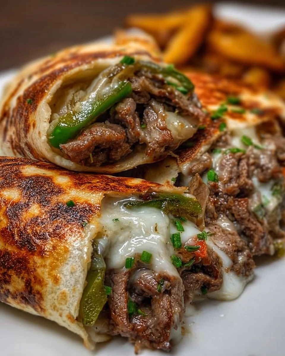 Keto Philly Cheesesteak Rolls served on a plate, garnished for a delicious meal.