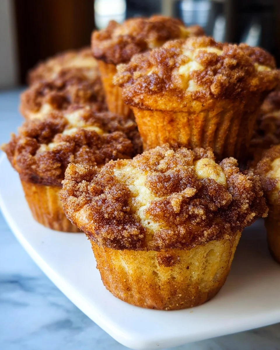 Delicious banana crumb muffins with a crumbly topping, perfect for breakfast.