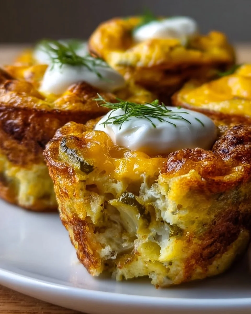 Delicious Pickle-Fix Egg Potato Muffins served on a plate