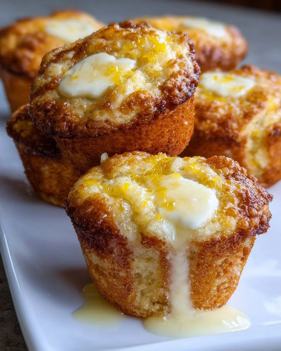 Delicious ricotta citrus banana muffins freshly baked on a cooling rack