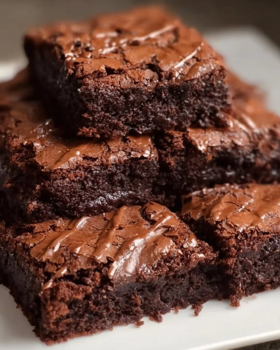 Delicious sourdough brownies made using sourdough discard