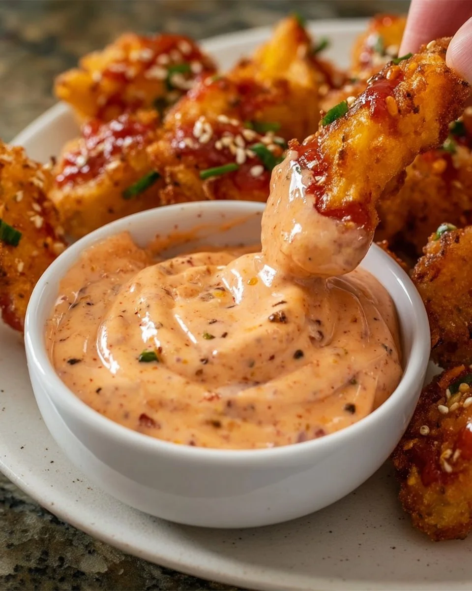 Quick and easy 5-Minute Spicy Fry Sauce for dipping fries