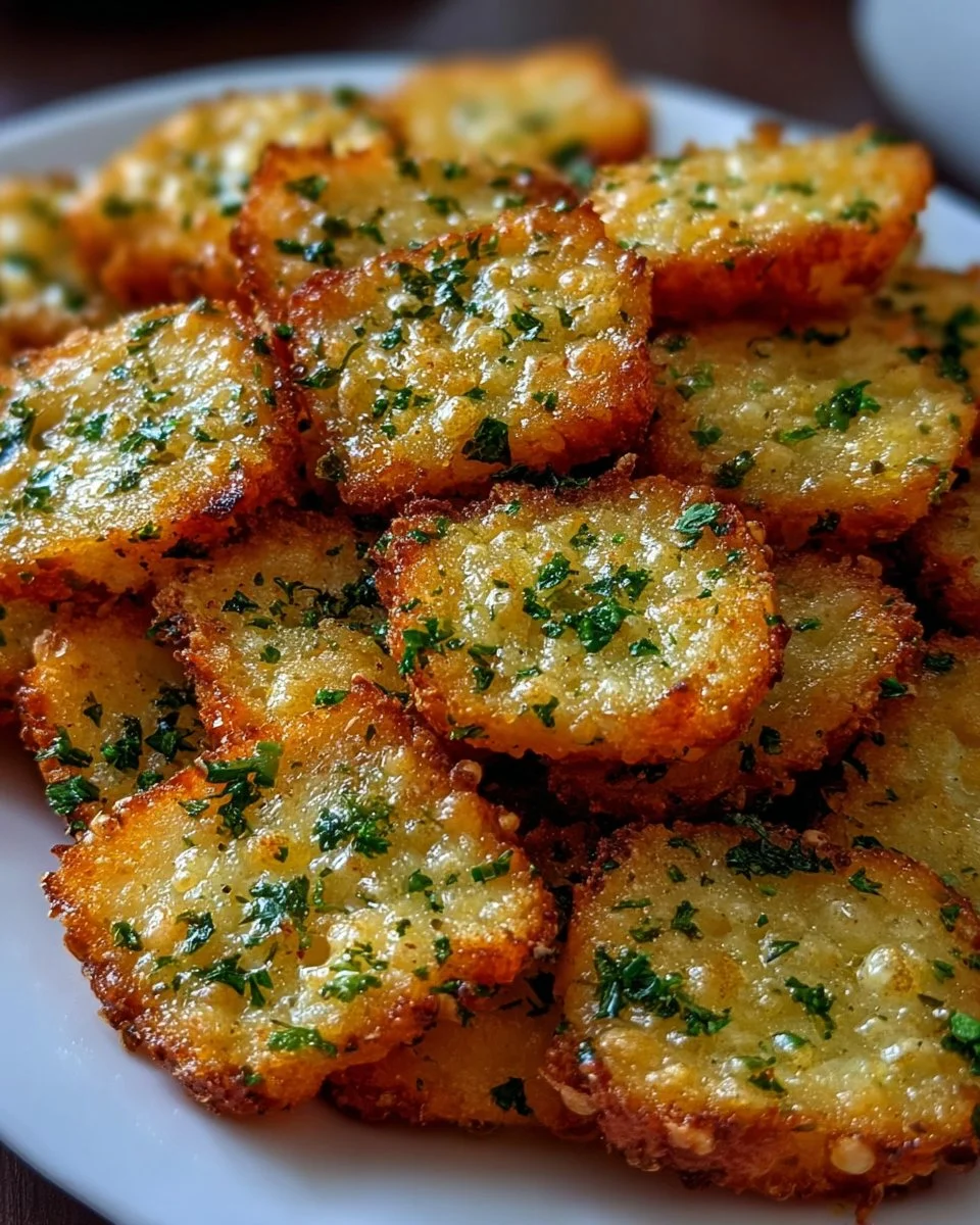 Delicious Garlic Bread Ritz Bits served as a snack or appetizer