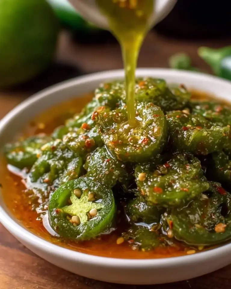 Bottle of zesty homemade jalapeño lime hot sauce with fresh jalapeños and limes