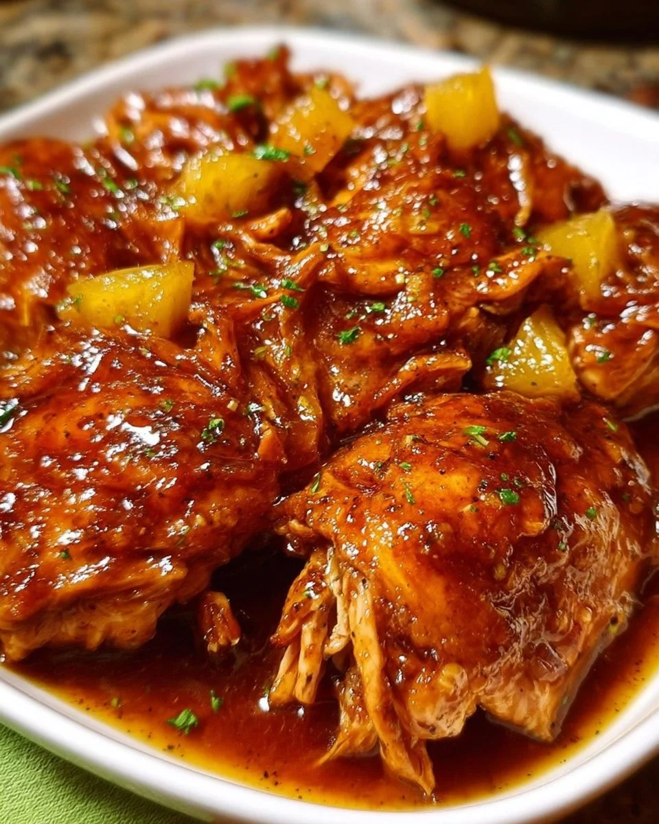 Delicious 4-Ingredient Instant Pot Hawaiian Chicken dish with vibrant flavors