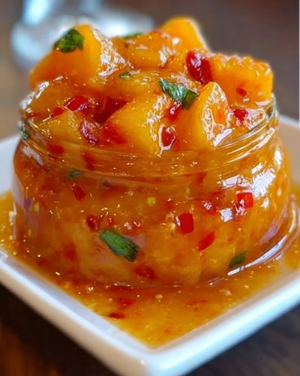 Bottle of Pineapple Habanero Hot Sauce showcasing fruity sweetness and heat