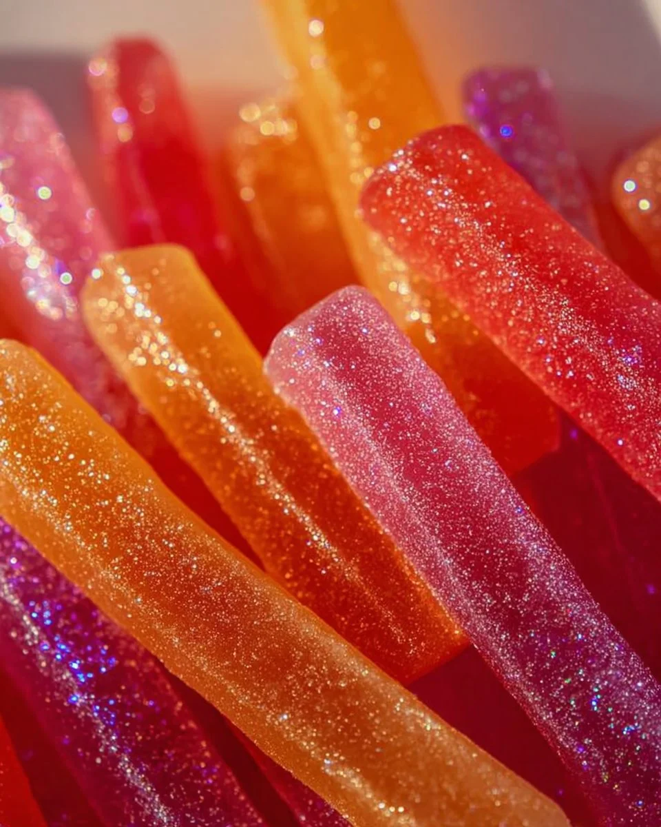 Tequila Stardust Gummy Wands in vibrant packaging